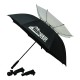 Black Wind Resistant Umbrella With Holder and Extension
