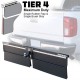 SCRATCH & DENT Tier 4 ALUMINUM (Maximum Duty Single Rubber Flap and Single Brush Strip) 78" Wide | 20" Height | 2.5" Receiver