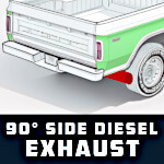 Side Diesel Exhaust 90° 