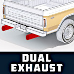 Dual Rear Facing Exhaust 